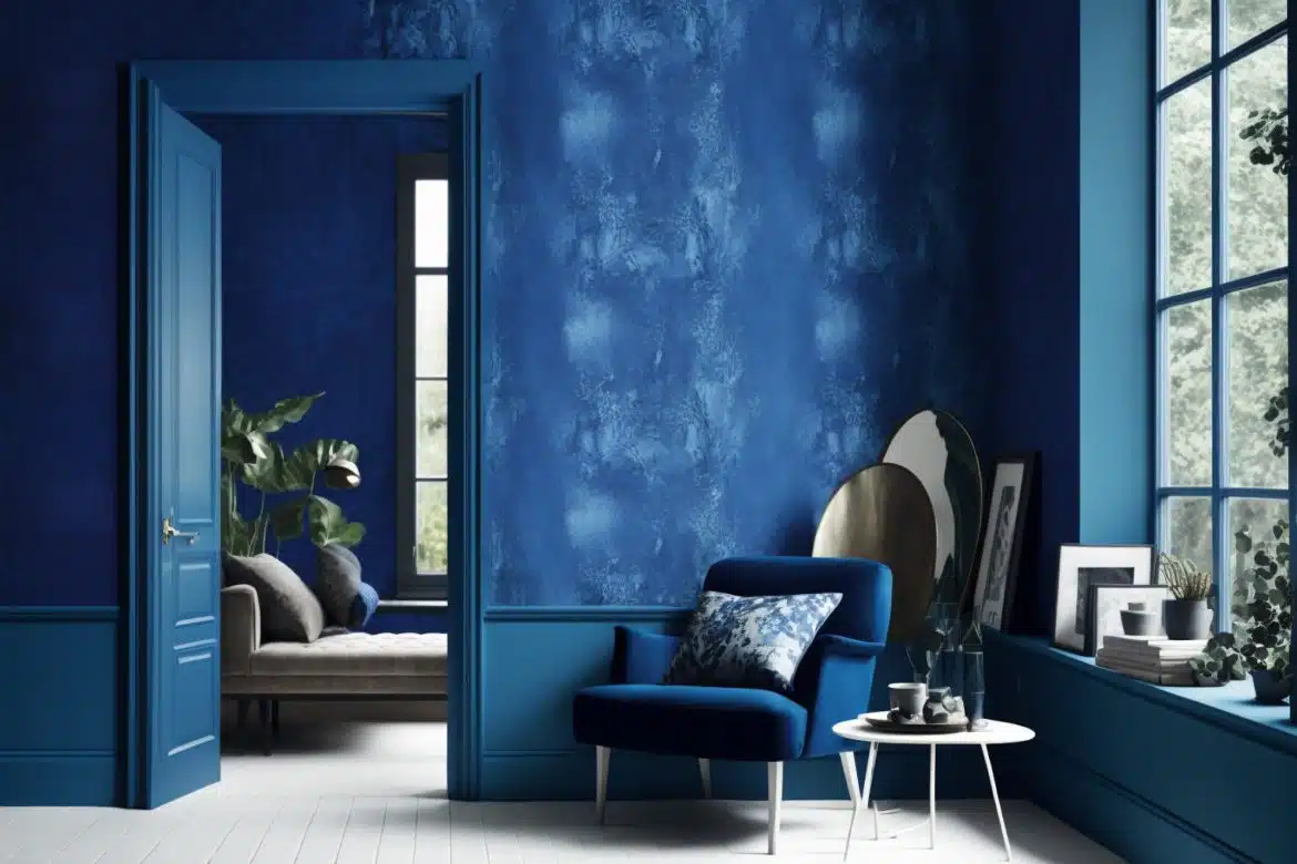 déco bleue