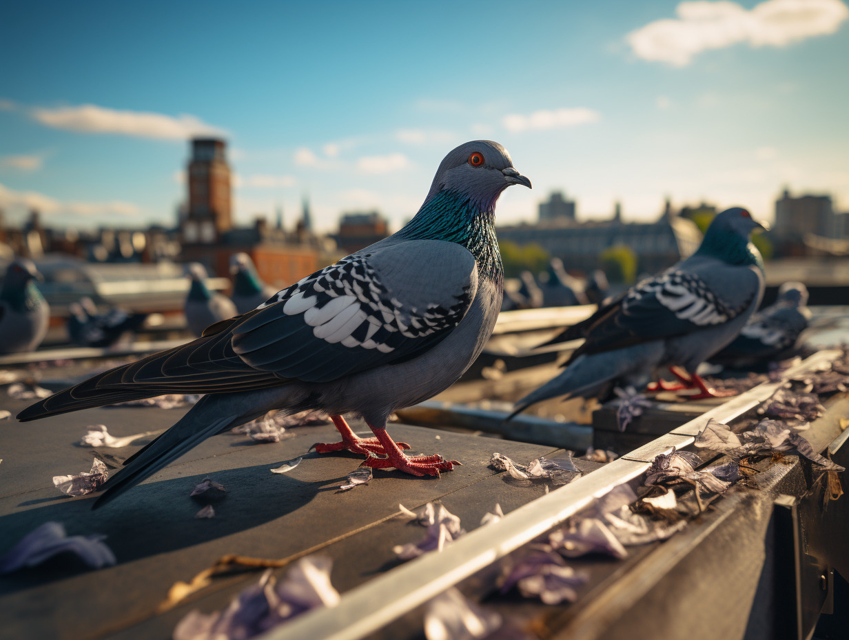 pigeons urbain