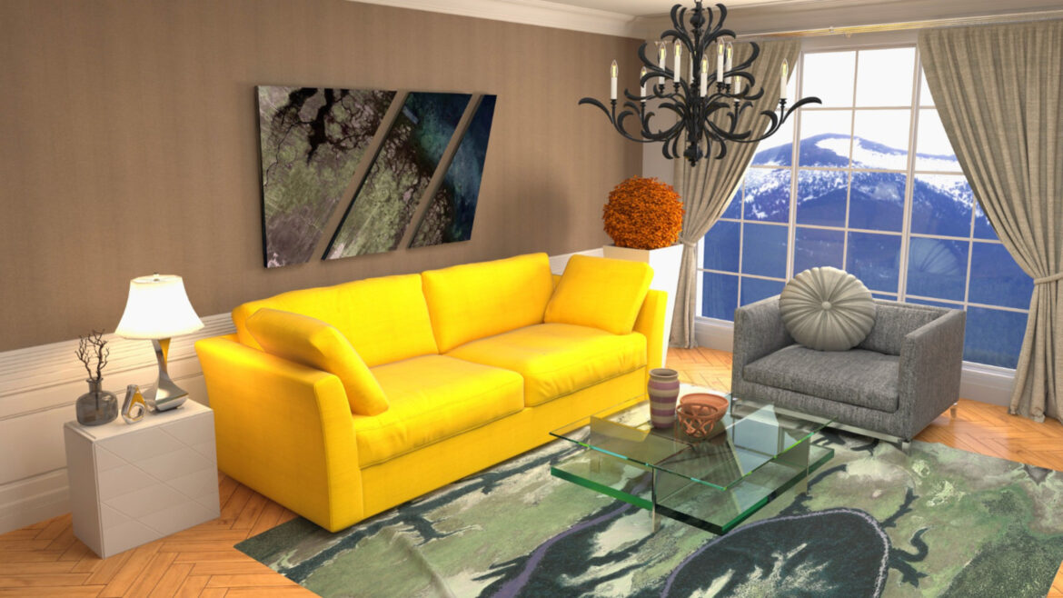 Canapé design et coloré : apporter du peps à votre salon