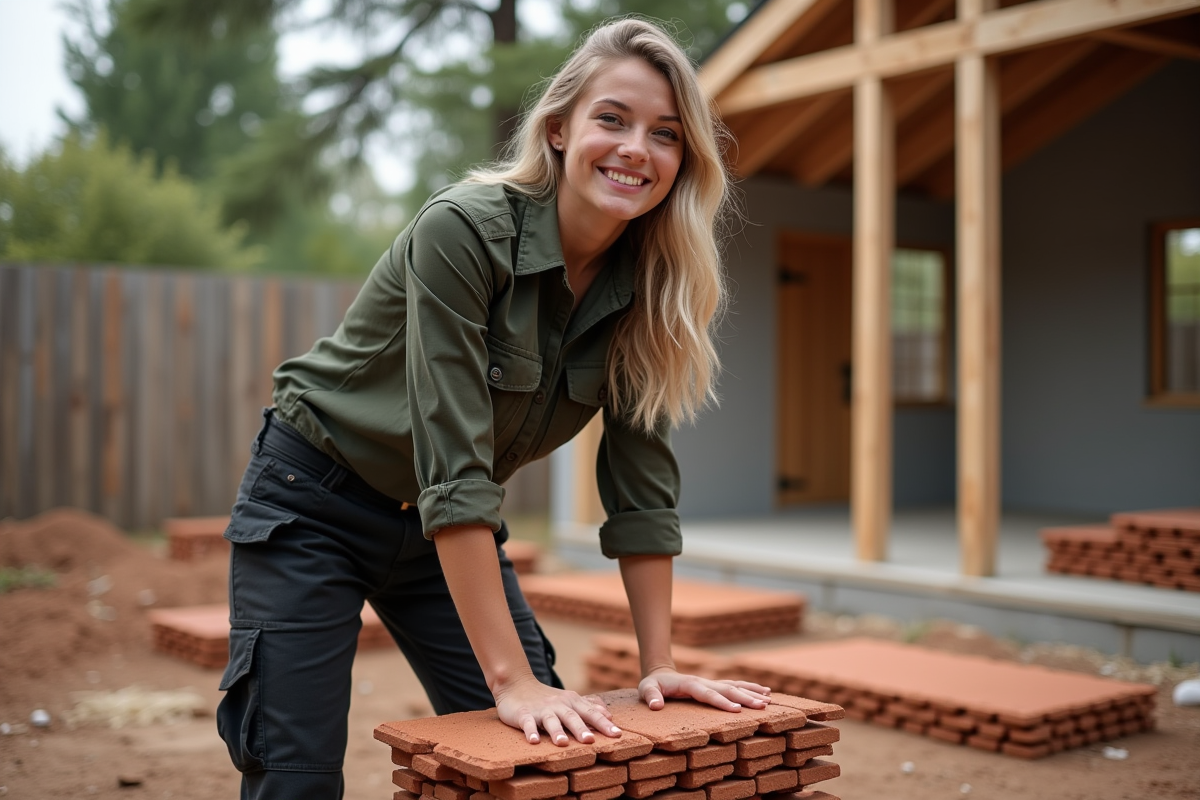 Jeune femme expliquant l