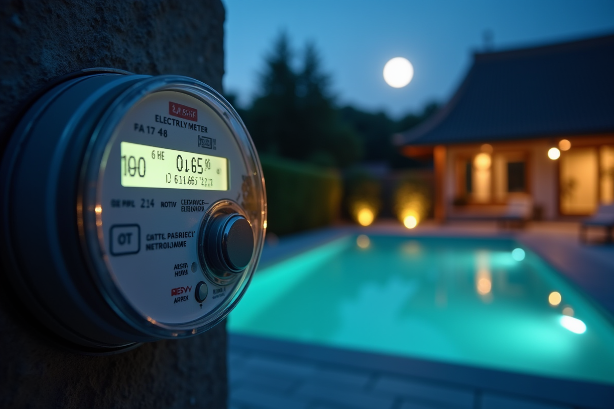 piscine nuit